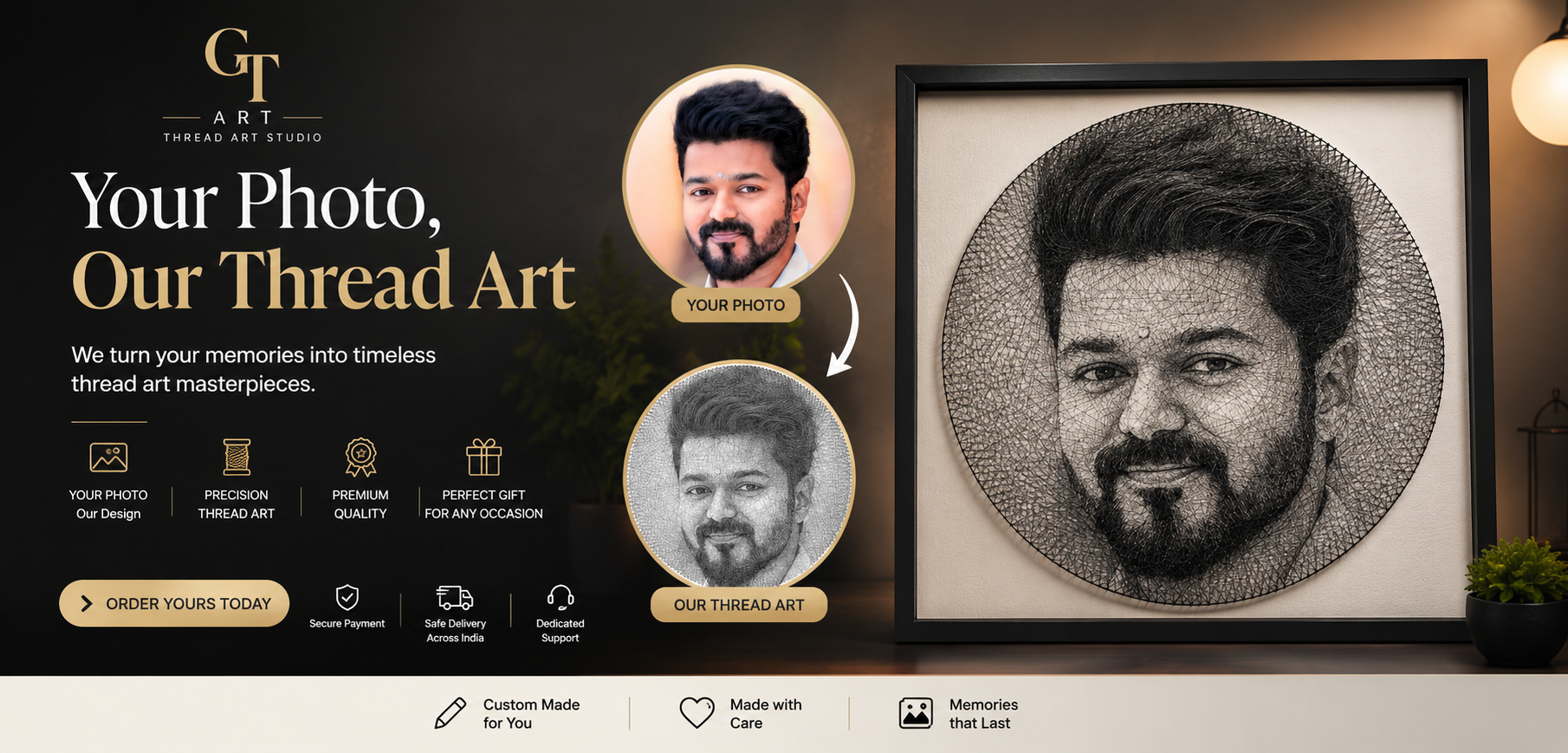 Turn Your Memories into Beautiful Thread Art