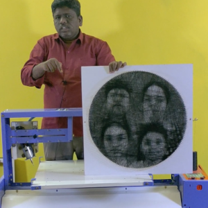 24 Inch Multi Face Custom Thread Art Frame